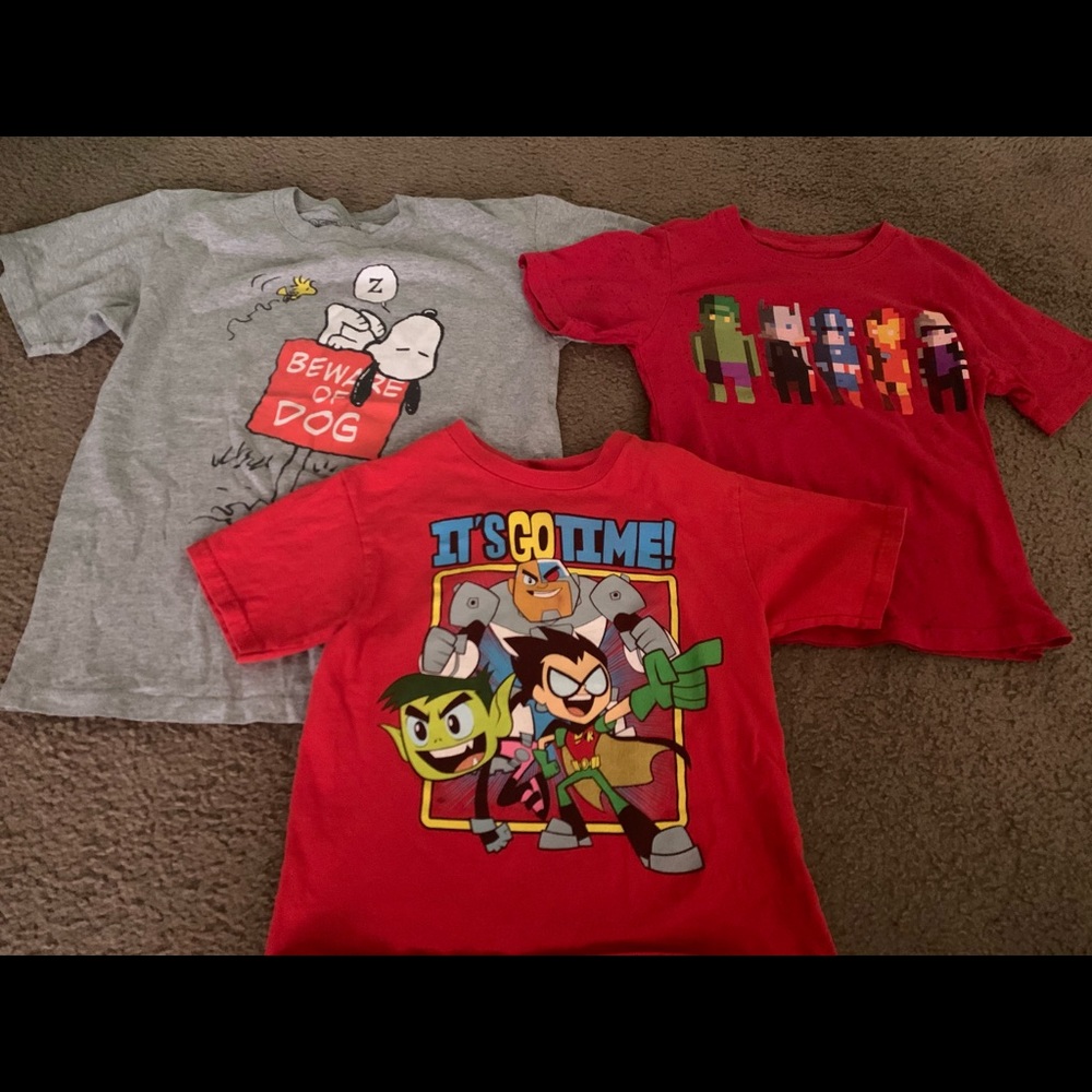 Boys Small 6/7 Short Sleeve Shirts - Picture 2 of 4